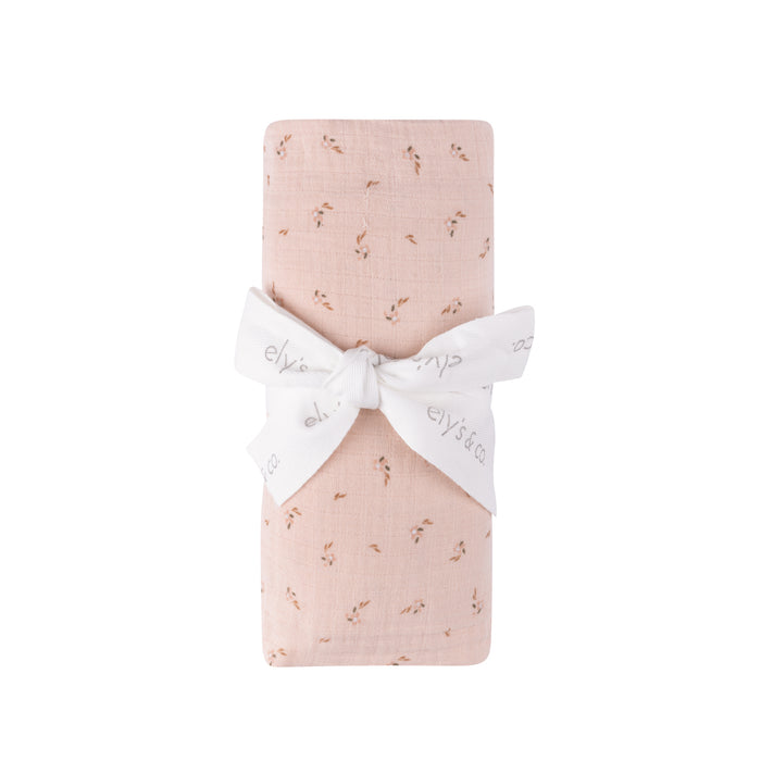 Cotton - Printed Floral - Muslin swaddle