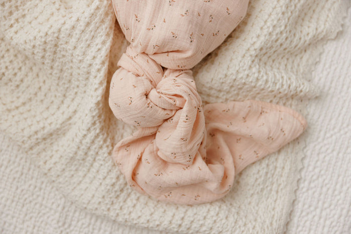 Cotton - Printed Floral - Muslin swaddle