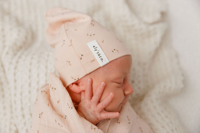 Cotton - Printed Floral-Beanie