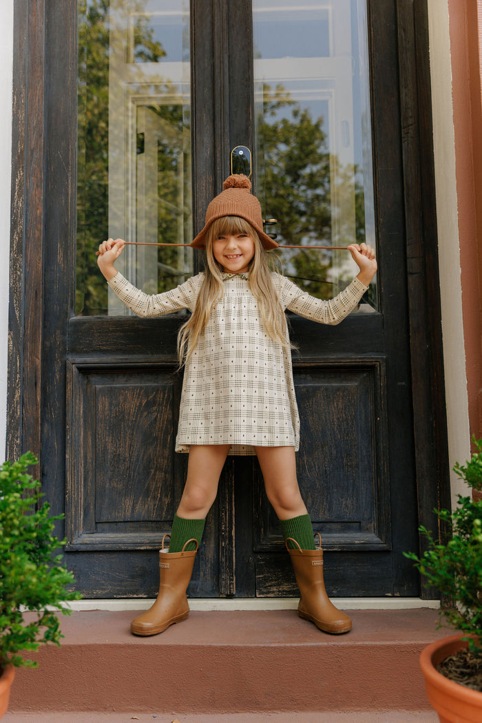Cotton Floral Plaid Collection - Dress