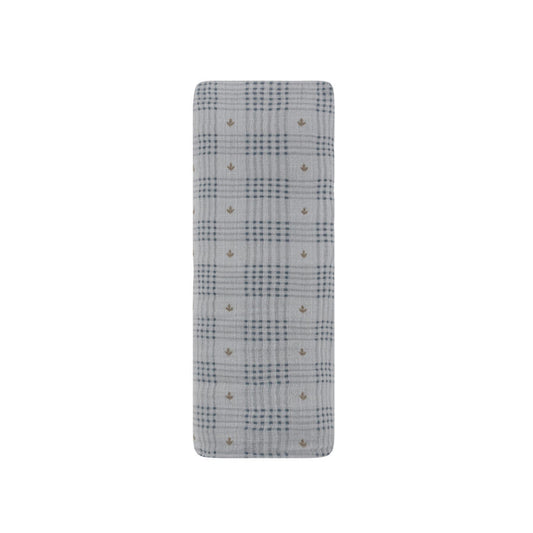 Cotton Floral Plaid Collection - Muslin Swaddle