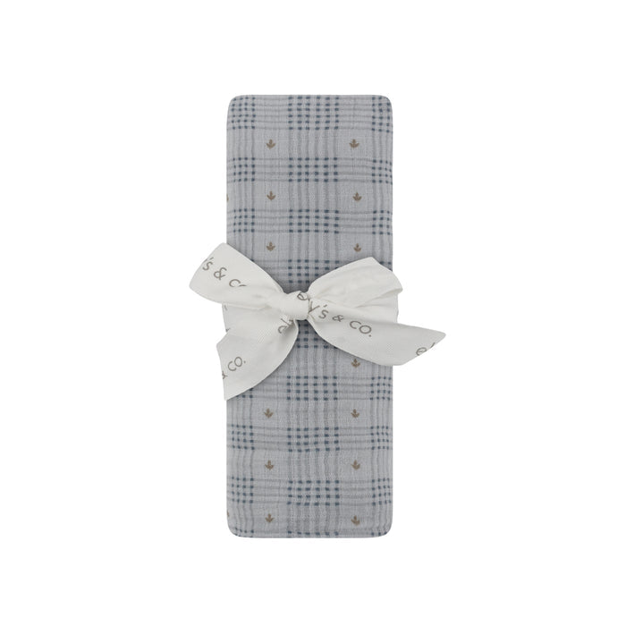 Cotton Floral Plaid Collection - Muslin Swaddle