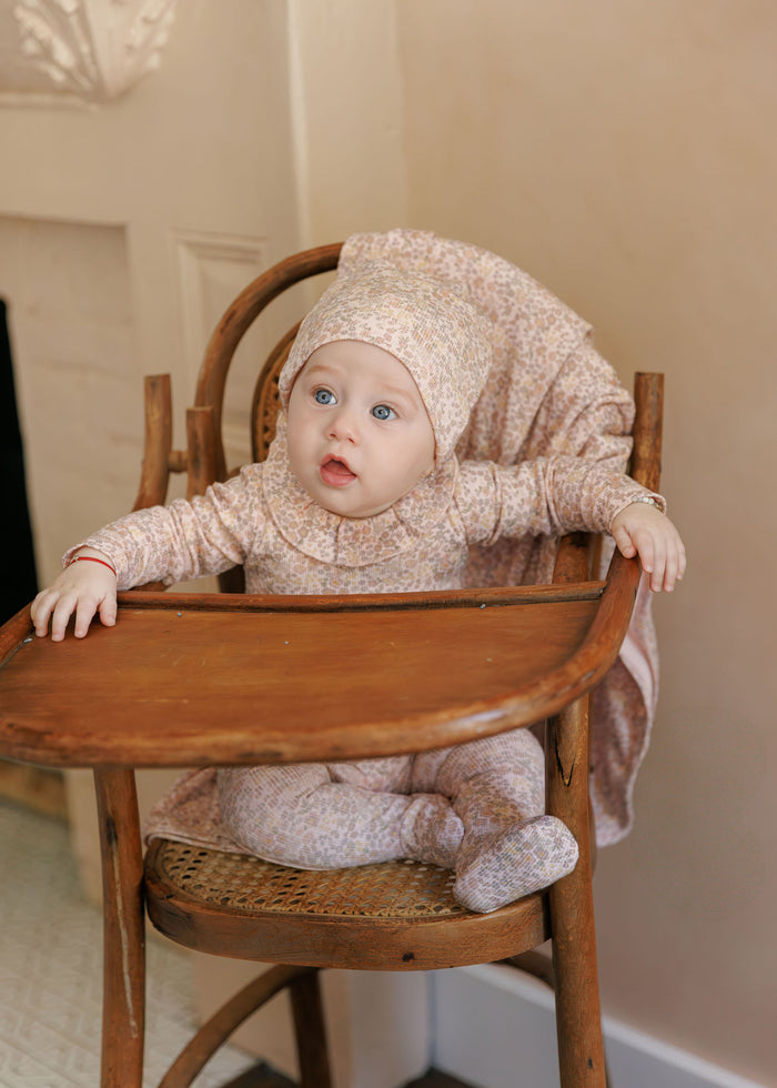 Cotton Liberty Print Collection - Footie + Beanie