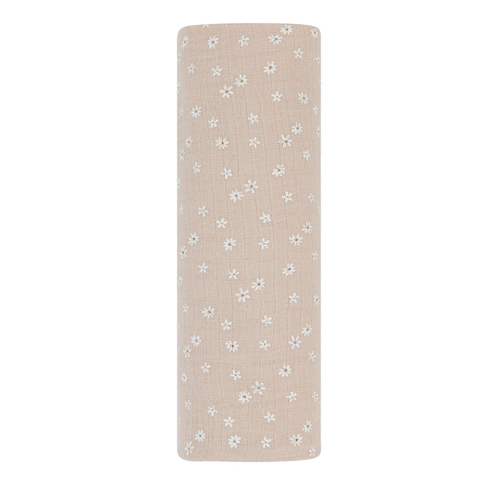 Cotton Muslin Swaddle Blanket - Ditsy Floral
