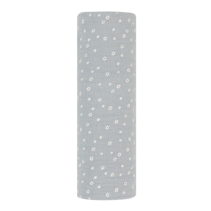 Cotton Muslin Swaddle Blanket - Ditsy Star