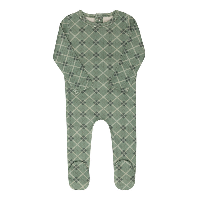 Cotton Plaid Print Collection - Footie