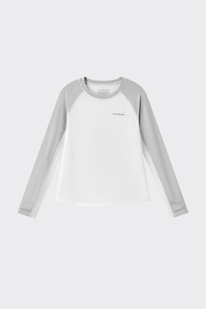 Long Sleeve Sport Tee **Cloud Dancer**