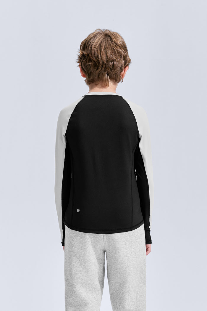 Long Sleeve Sport Tee **Charcoal Black**