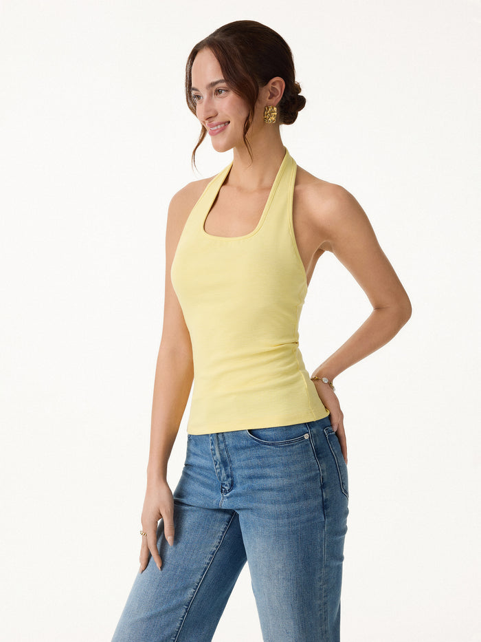 OGLmove Cotton Square Halter Neck Bra Tank