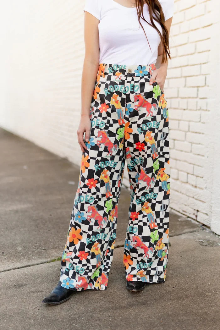Cowboy Checkered Pants