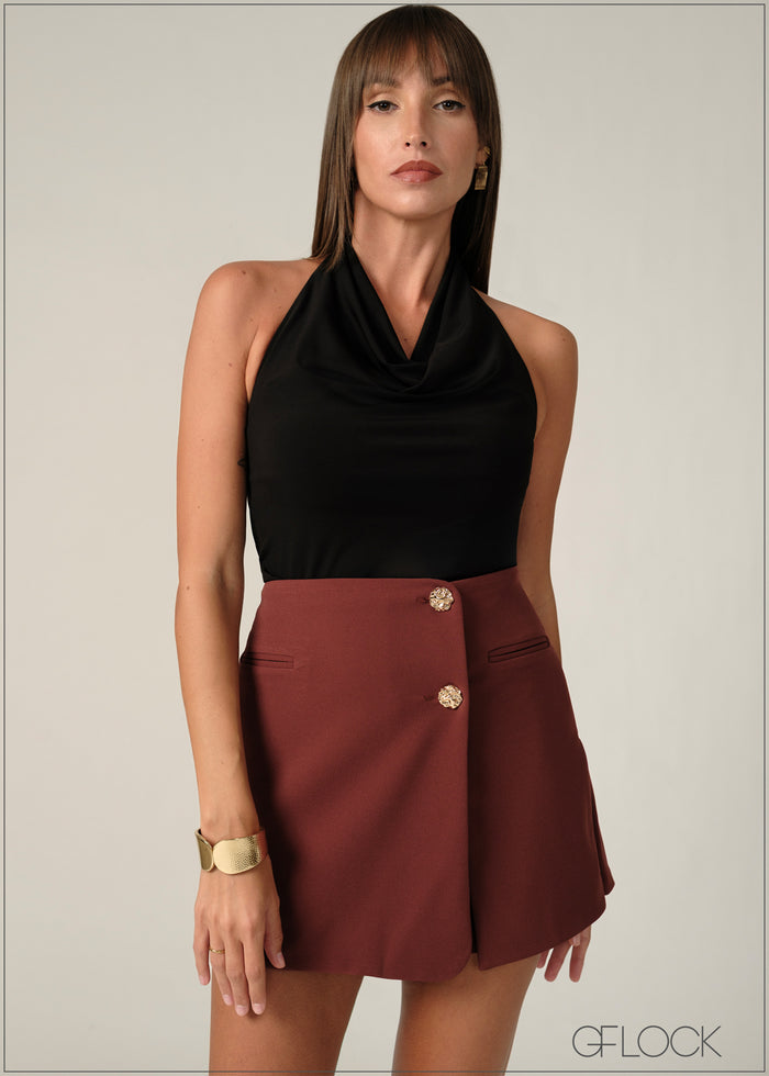 Cowl Neck Top - 090326
