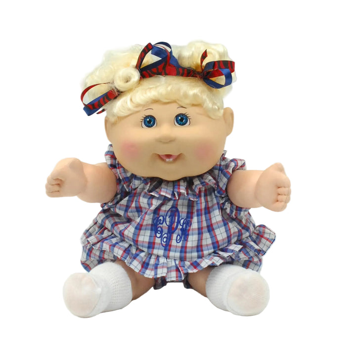 CPW0999 Romper Plaid Red/Blue