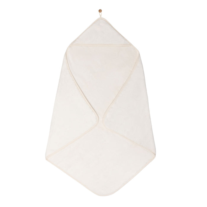 Cream Hooded Towel & Washcloth