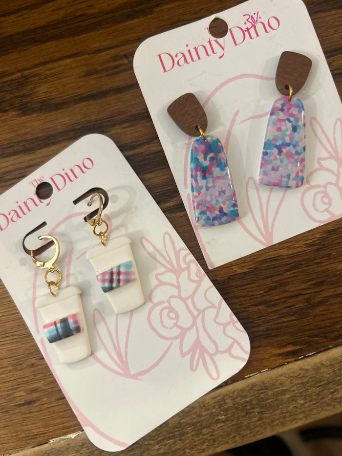 Dainty Dino earrings