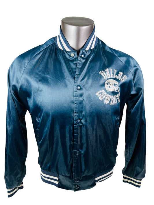 DALLAS COWBOYS VINTAGE 1990'S CHALK LINE SATIN JACKET ADULT SMALL