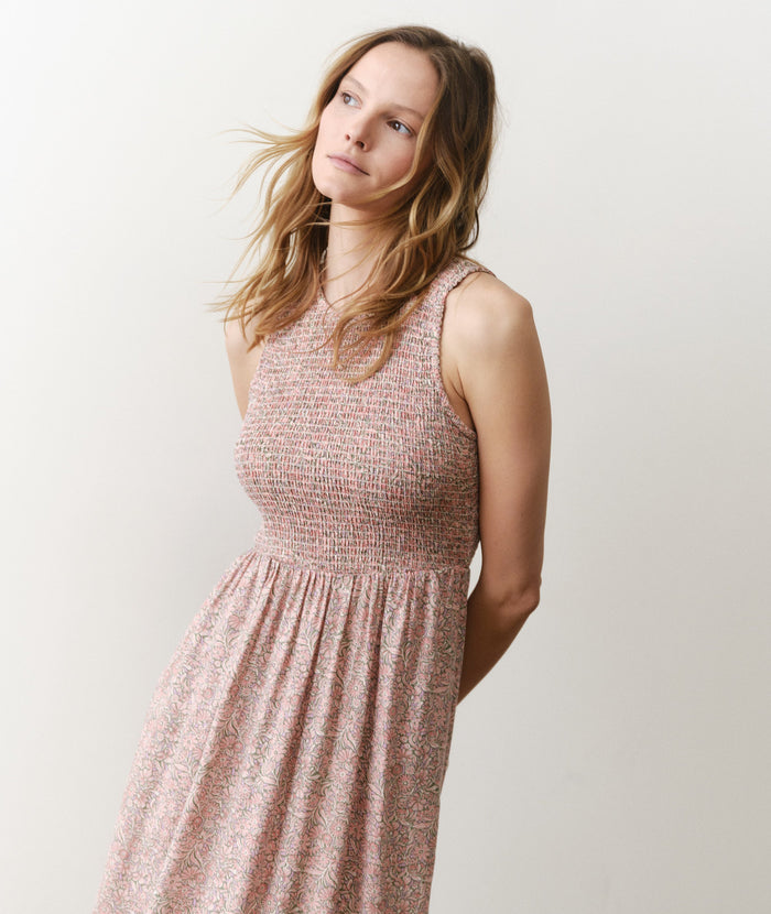 Darcy Smocked Maxi Dress - Bouquet