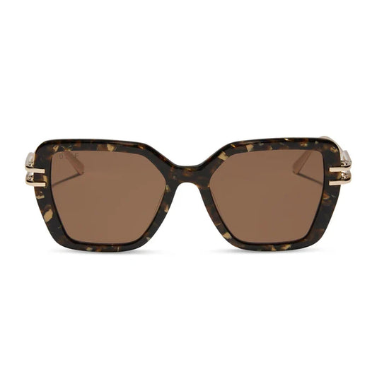 Dasha glitter tortoise + brown