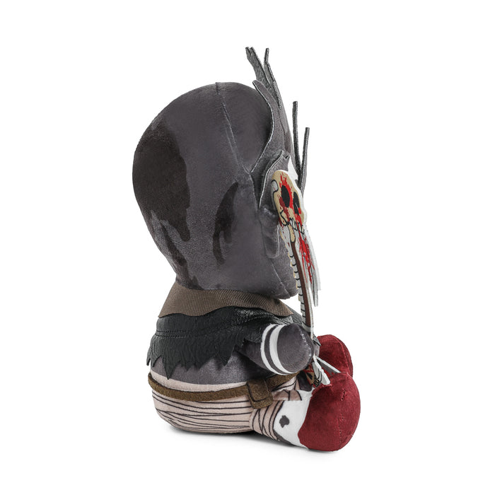 Dead by Daylight Wraith Phunny Plush featuring soft fabric and detailed design of the horror game character.