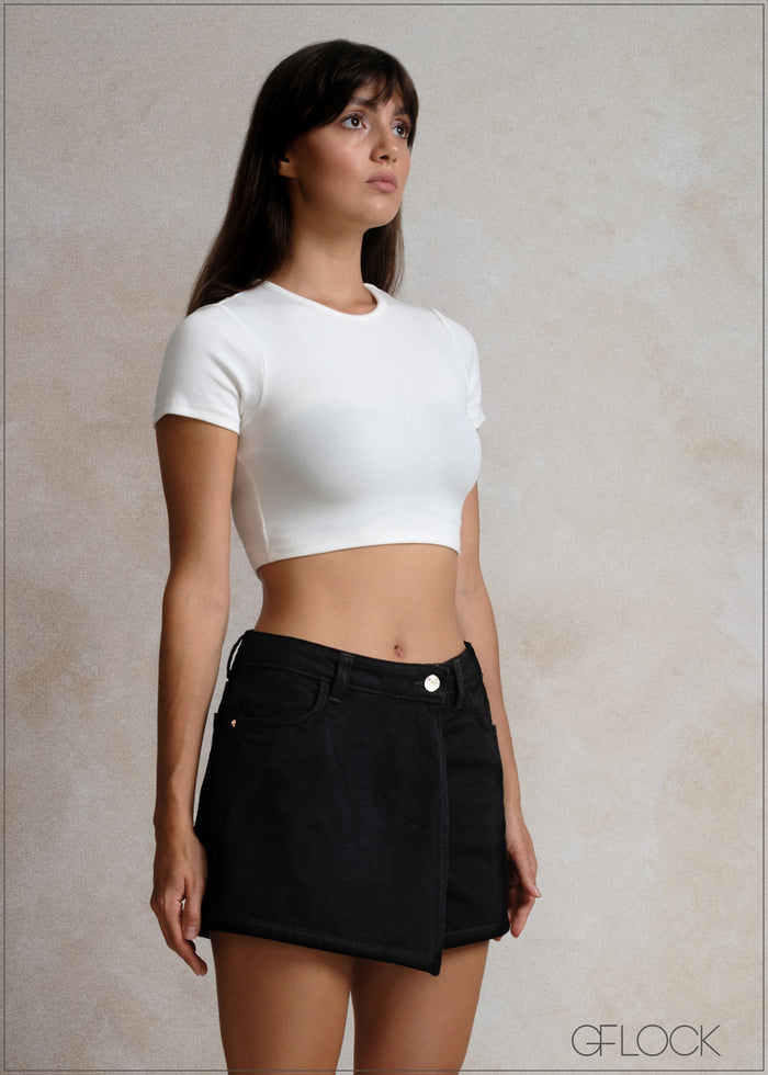 Denim Skort - 140526