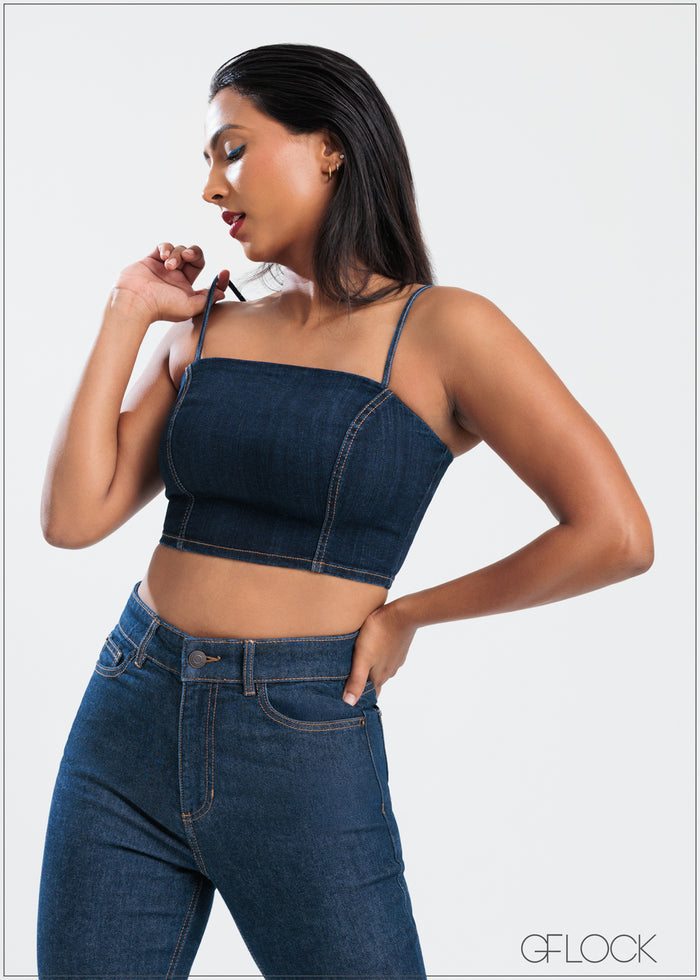Denim Top - 250625