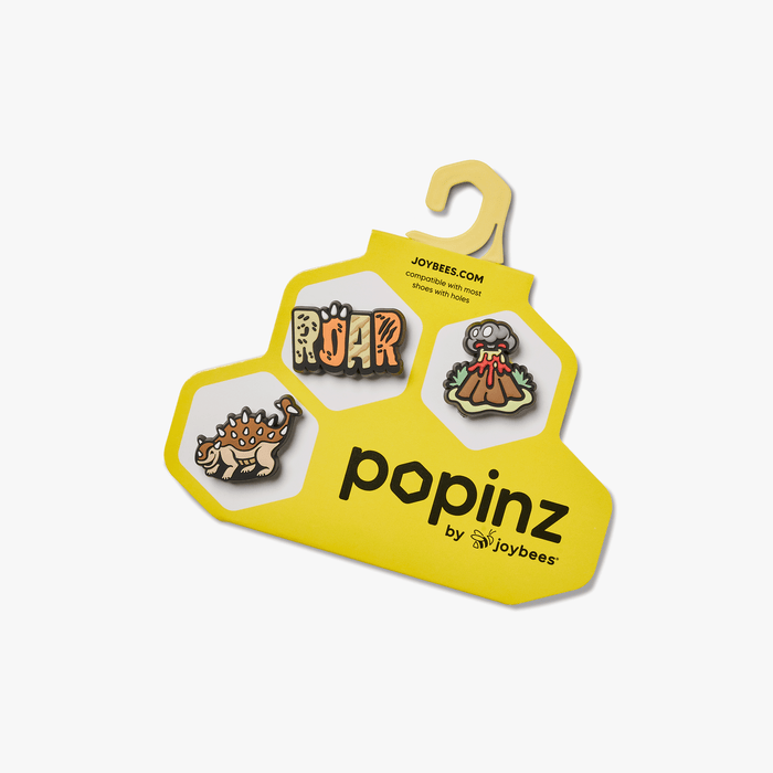 Dinoland Popinz 3 Pack Shoe Charms