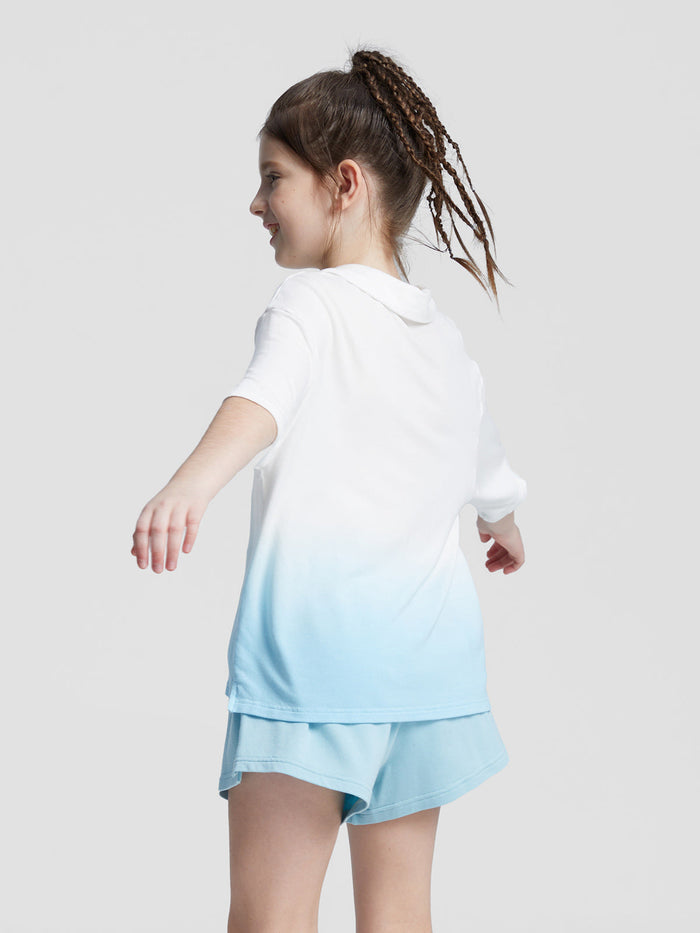 Dip-Dyed Lounge Tees **Cirrus Blue**