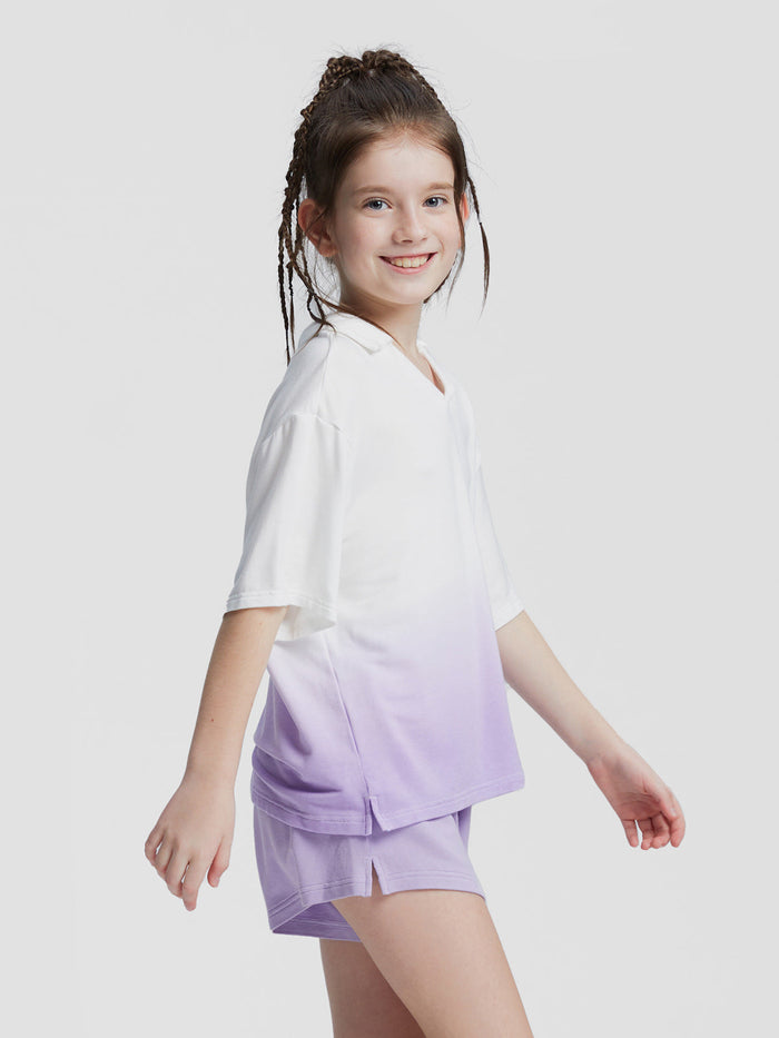 Dip-Dyed Lounge Tees **Lavender**