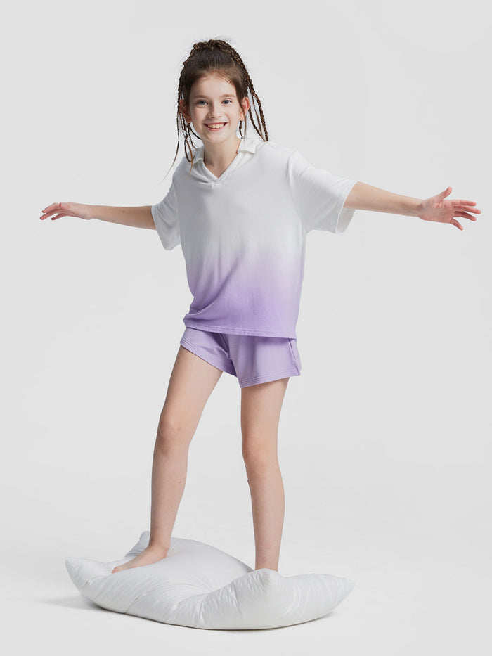 Dip-Dyed Lounge Tees **Lavender**
