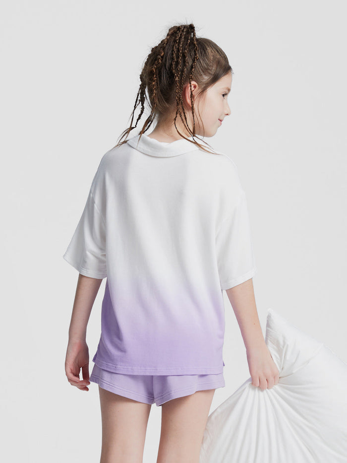 Dip-Dyed Lounge Tees **Lavender**