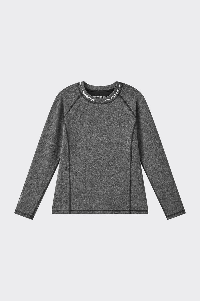 Long Sleeve Sport Tee **Charcoal Black**