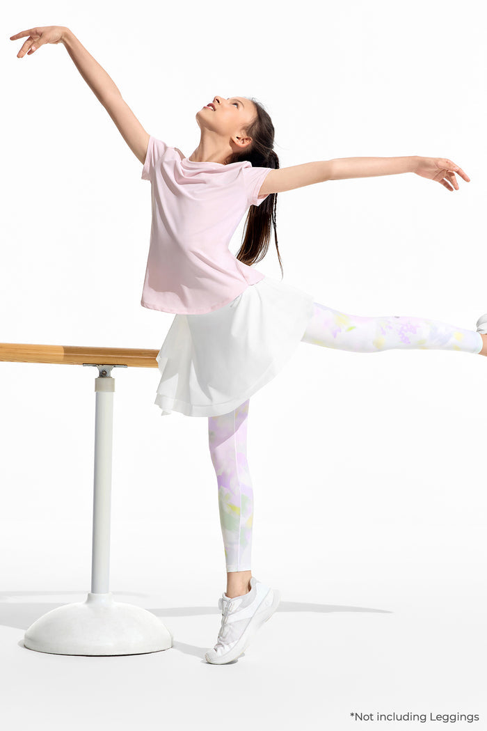 Double-Layer Cover Up Skirt **Cloud Dancer**