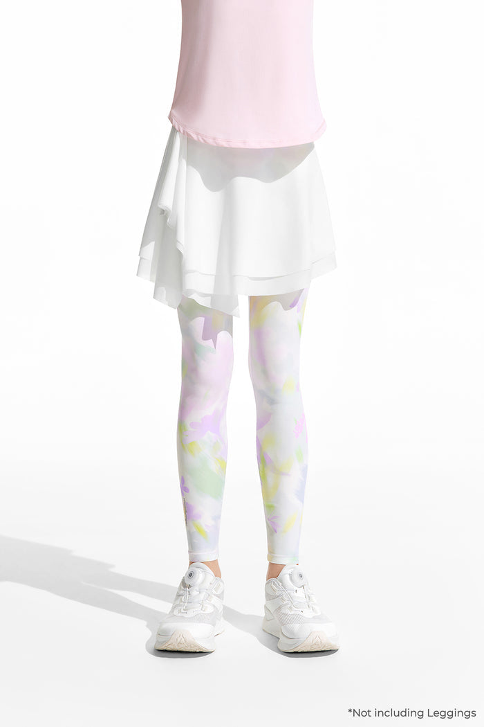 Double-Layer Cover Up Skirt **Cloud Dancer**