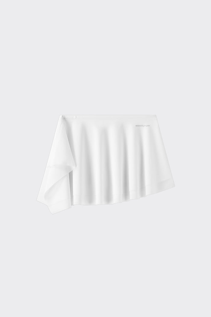 Double-Layer Cover Up Skirt **Cloud Dancer**