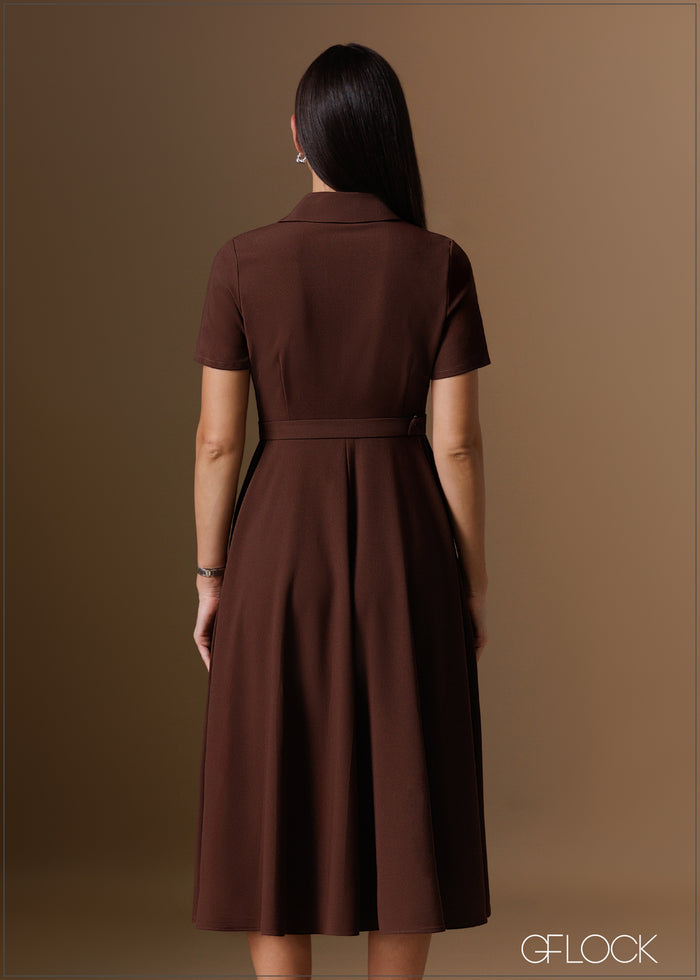 Dress With Zipper - 120925
