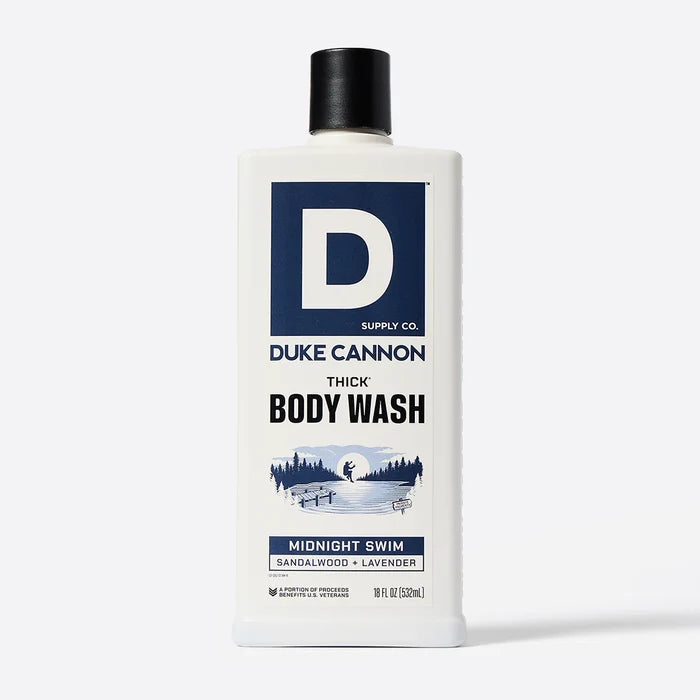 Duke Cannon Midnight Swim Body Wash 18oz