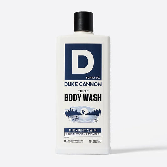 Duke Cannon Midnight Swim Body Wash 18oz