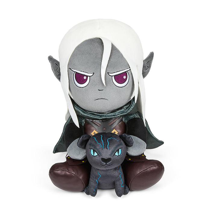 Dungeons & Dragons plush featuring Drizzt and Guenhwyvar, 13-inch soft stuffed figures from the D&D collection