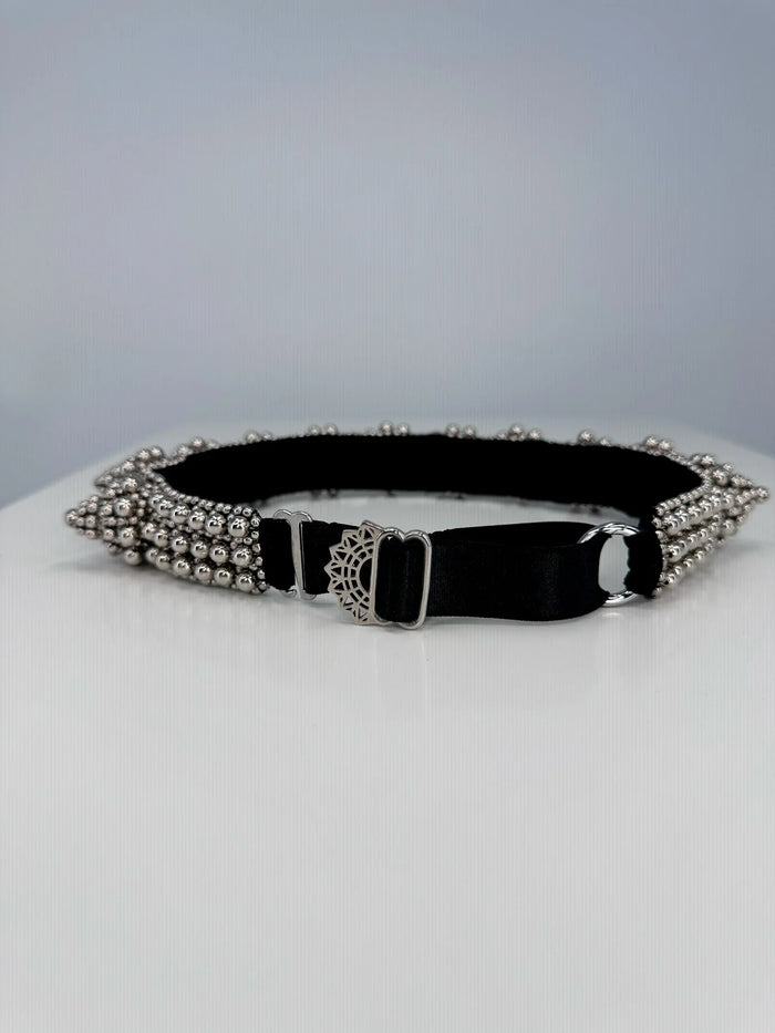 handcrafted modular eingana hat band in silver by object & dawn