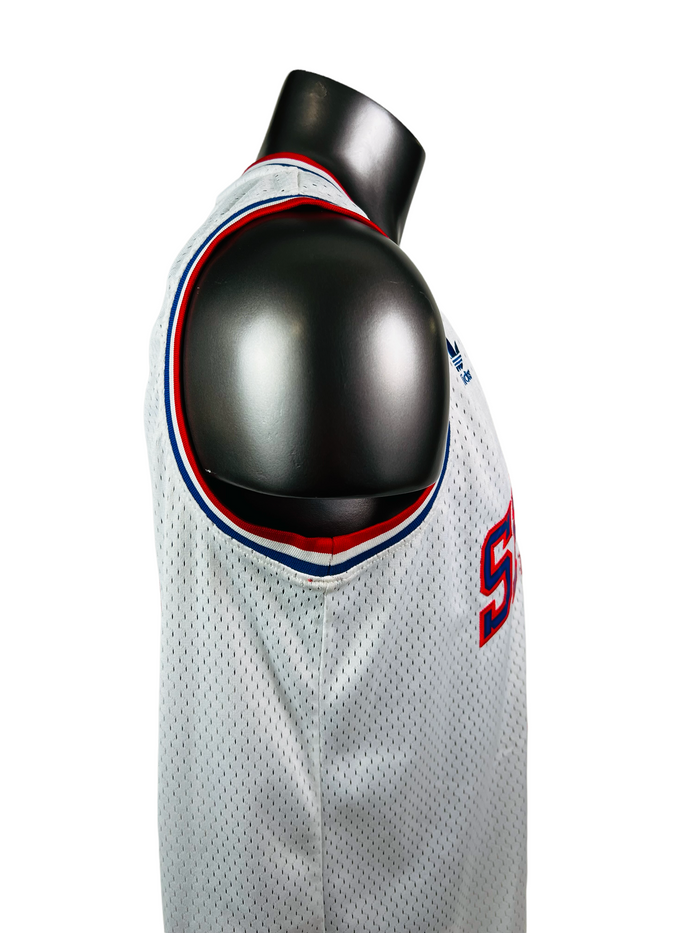 ELTON BRAND PHILADELPHIA SIXERS RETRO 2000'S AUTHENTIC ADIDAS JERSEY ADULT MEDIUM