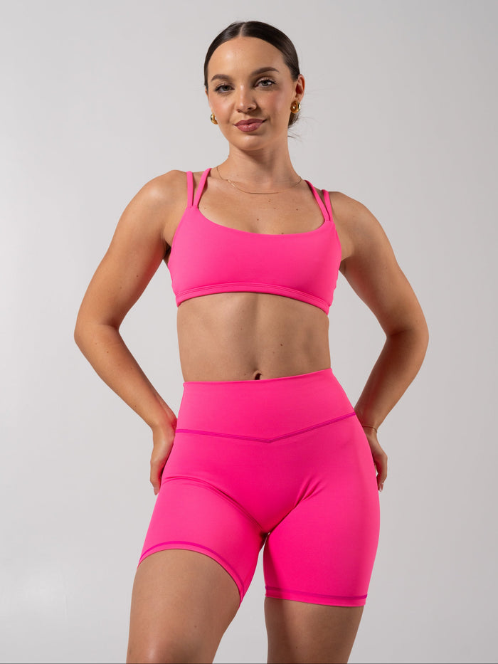 Elysium Sport Bra - Hot Mess