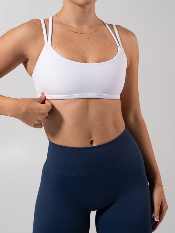 Elysium Sports Bra - White