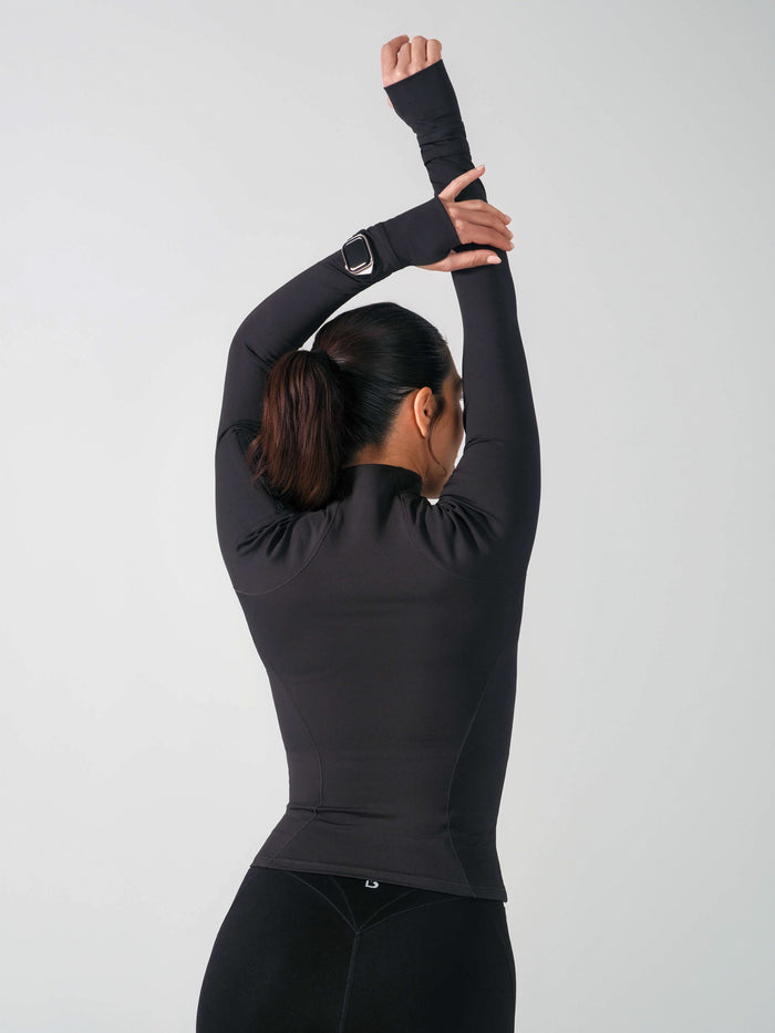 Elysium Zip Jacket - Onyx Black