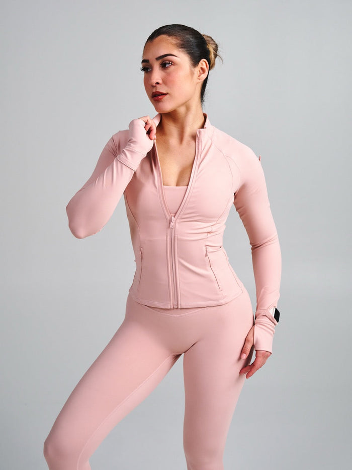 Elysium Zip Jacket - Strawberry Milk