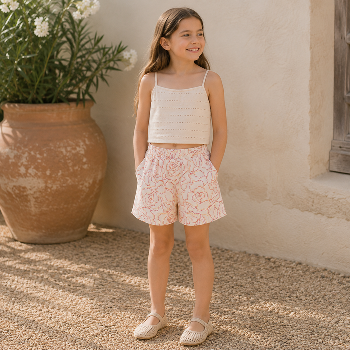 Embellished Jacquard Top