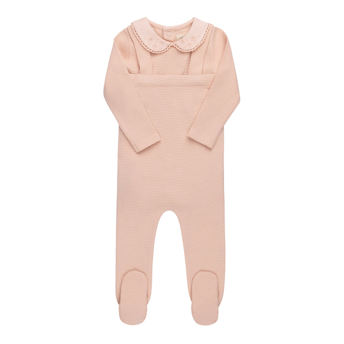 Embroidered Collar Collection - Bodysuit and Overalls