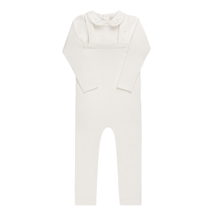 Embroidered Collar Collection - Bodysuit and Overalls