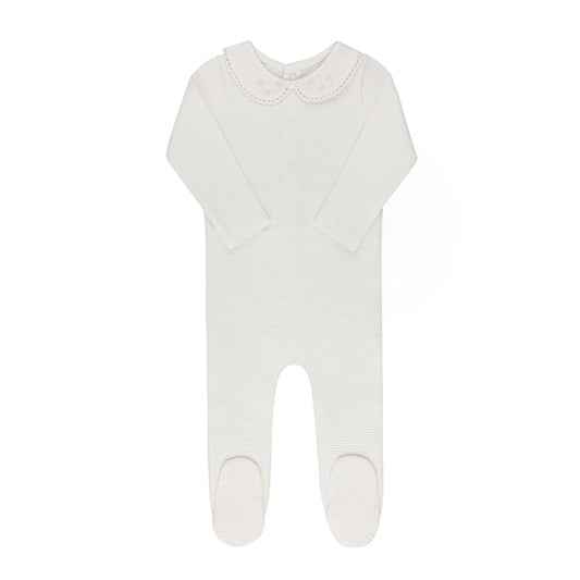 Embroidered Collar Collection - Footie