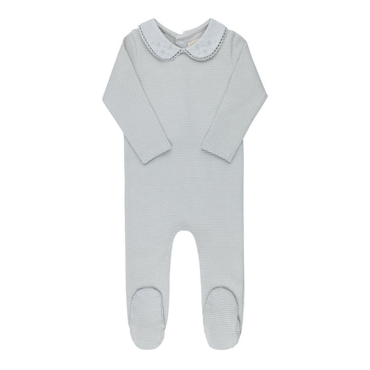 Embroidered Collar Collection - Footie