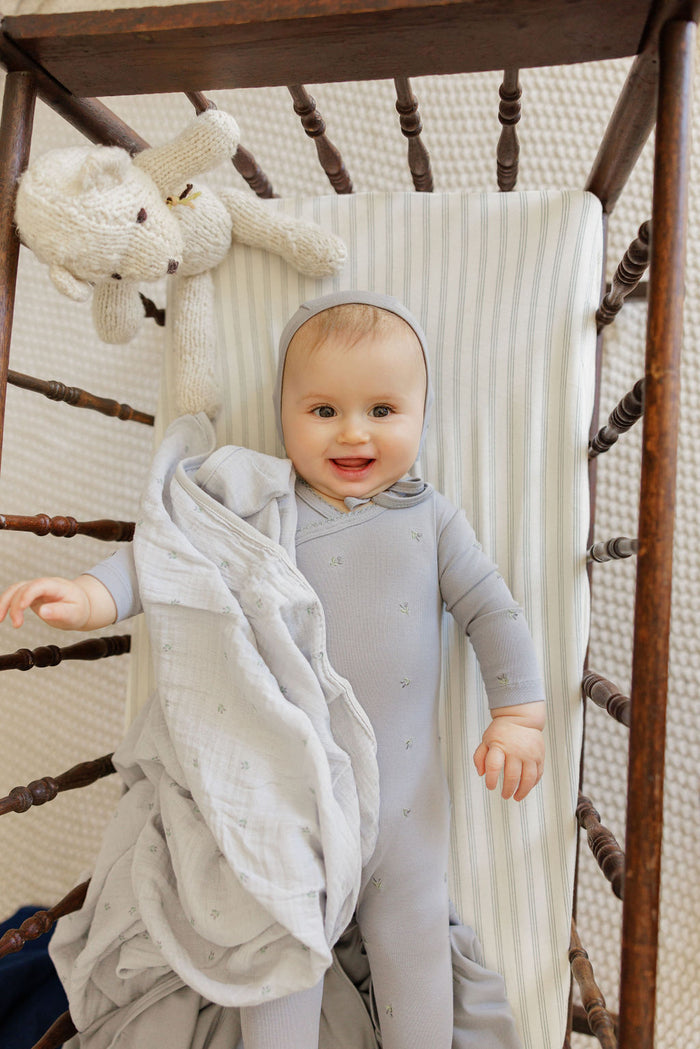 Embroidered Collection - Muslin Swaddle