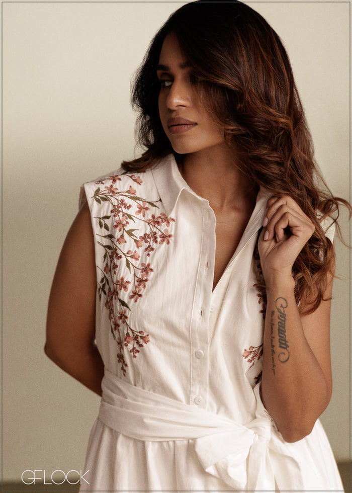 Embroidered Dress - women’s dress at GFLOCK Sri Lanka